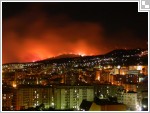 fuoco a Pegli